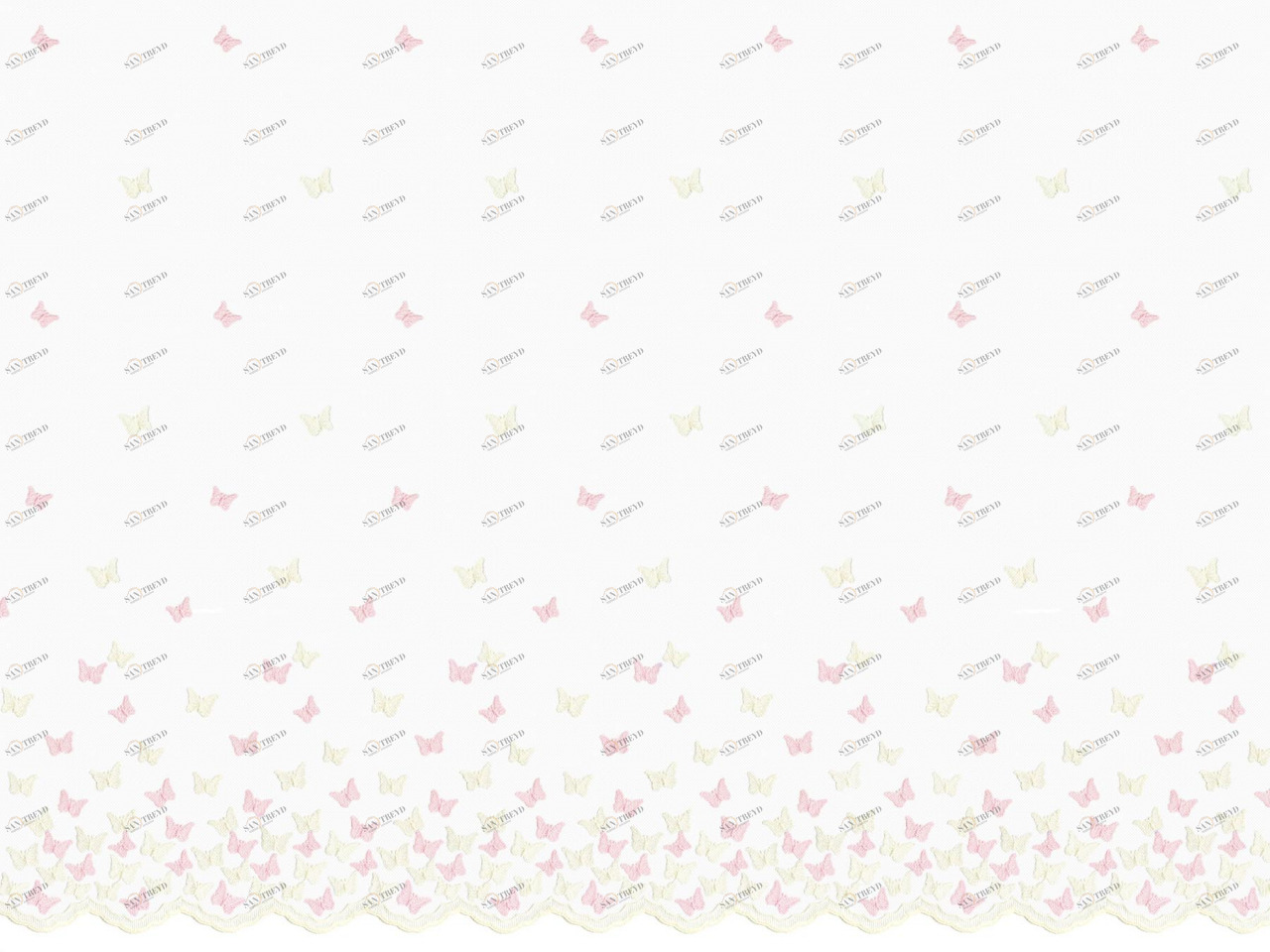 COLORISTICA 2474-30 Портьерная ткань  Тюль  Caprice Белый 