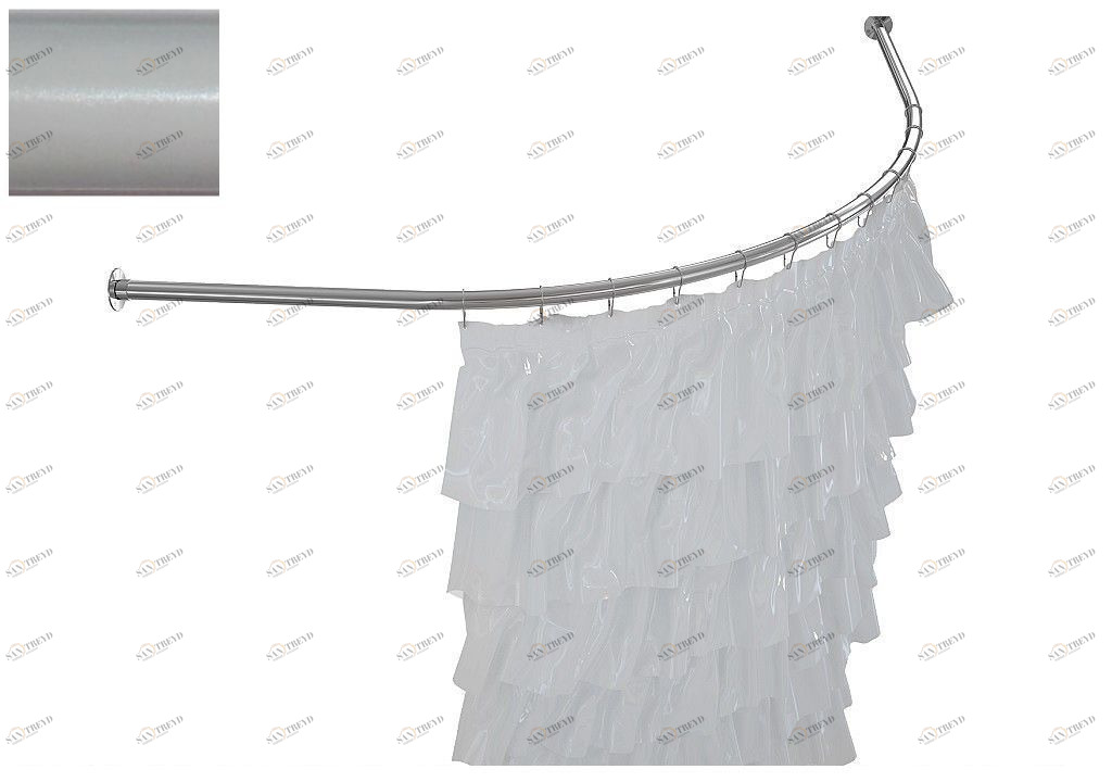 Карниз для ванны Aquanet Palau полукруглый 140x140 белый 00241545