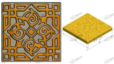 Вставка биметалл Orient Zircon 7,5х7,5 (16шт) kavarti Kavarti (Каварти) sun-id-322870