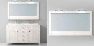 Avila Dos Зеркало COLONIAL в раме с полкой 140×85 Color 28 COUNTRY