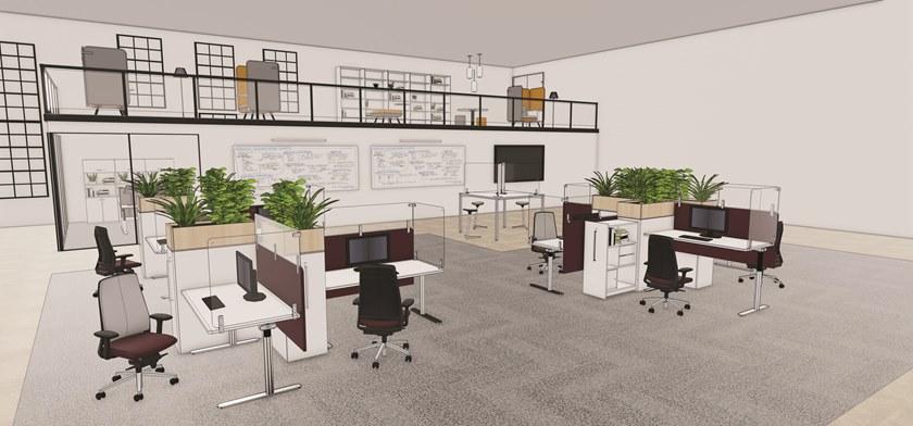 König Neurath Настольная перегородка из акрилового стекла sun-id-1500820 - Вид №5