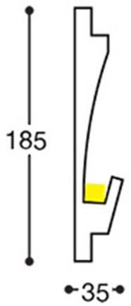 Eleni Встраиваемая линейная лестница для непрямого светодиодного освещения  El406  - Вид №2