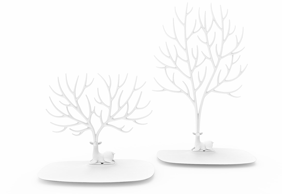 Органайзер декоративный для украшений deer малый белый QUALY  253180 Белый  - Вид №2