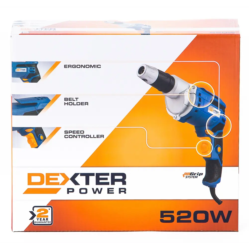 Шуруповерт по гипсокартону Dexter Power PC520PD, 520 Вт STLM-2105039 - Вид №4
