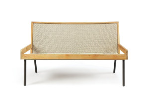 2-местный диван из тика и полипропиленовой веревки