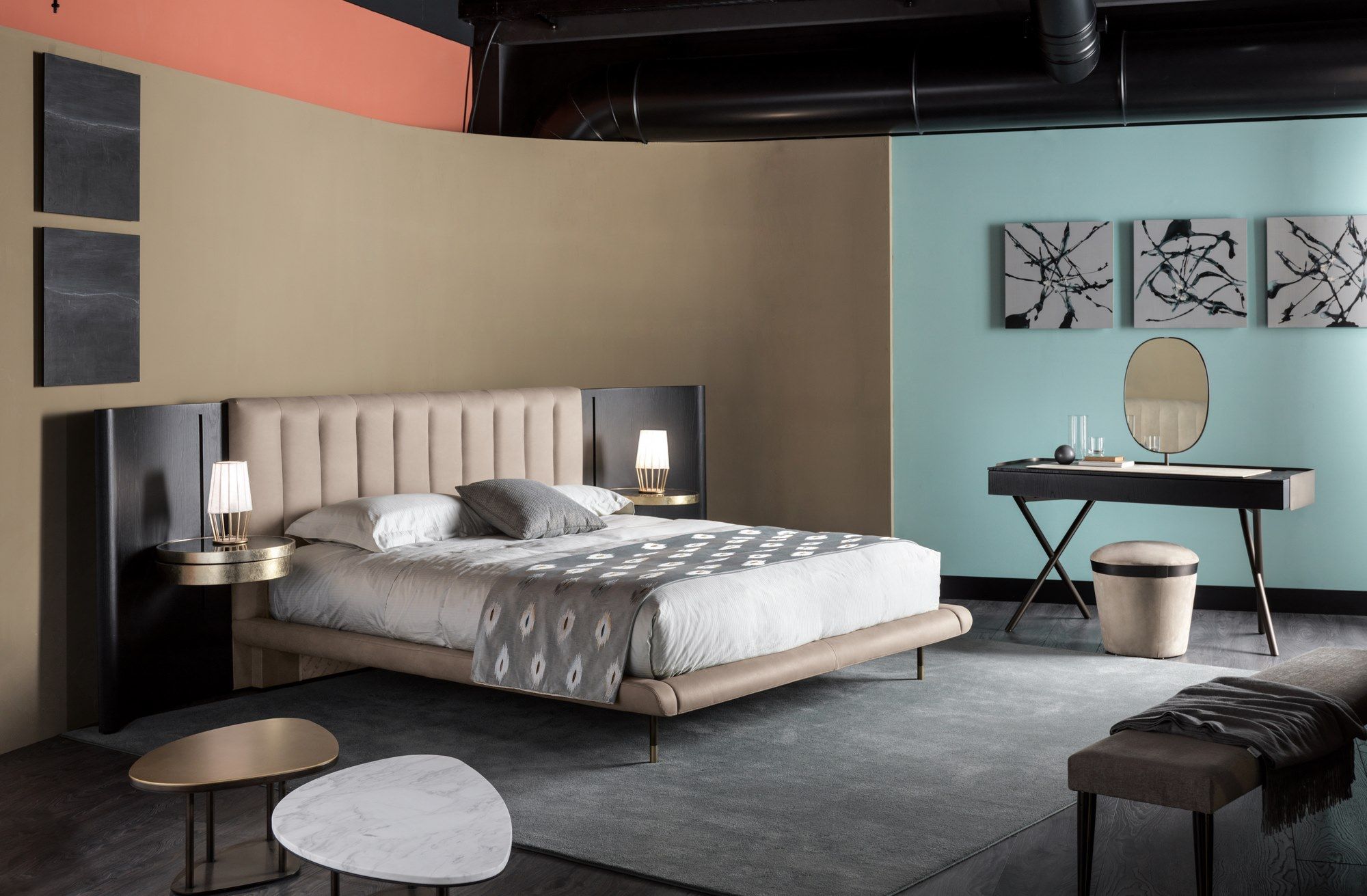 Мраморный низкий журнальный столик Cantori NINFEA ARCH-00071157 - Вид №5