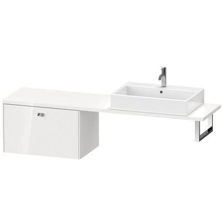 BR514301818 Brioso Шкафчик для компактной консоли Белый матовый, декор Duravit - Вид №2