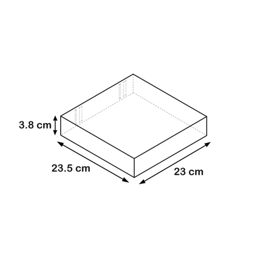 Полка мебельная прямая Spaceo 23x23.5x3.8 см МДФ цвет розовый 81898801 STLM-2145502  - Вид №3