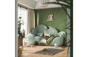 CIST206 Детская односпальная кровать Дино