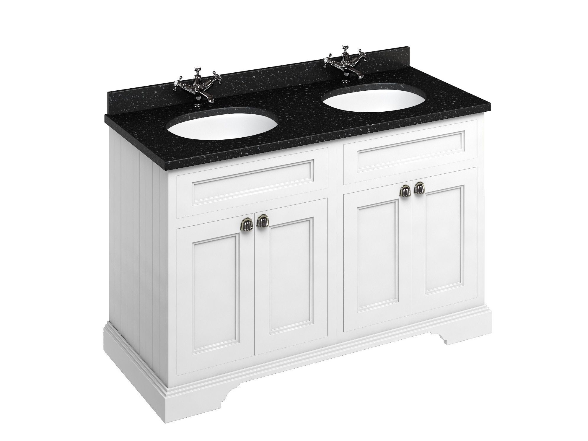 Двойной МДФ умывальник с дверцами Burlington MINERVA ARCH-00049685 - Вид №12