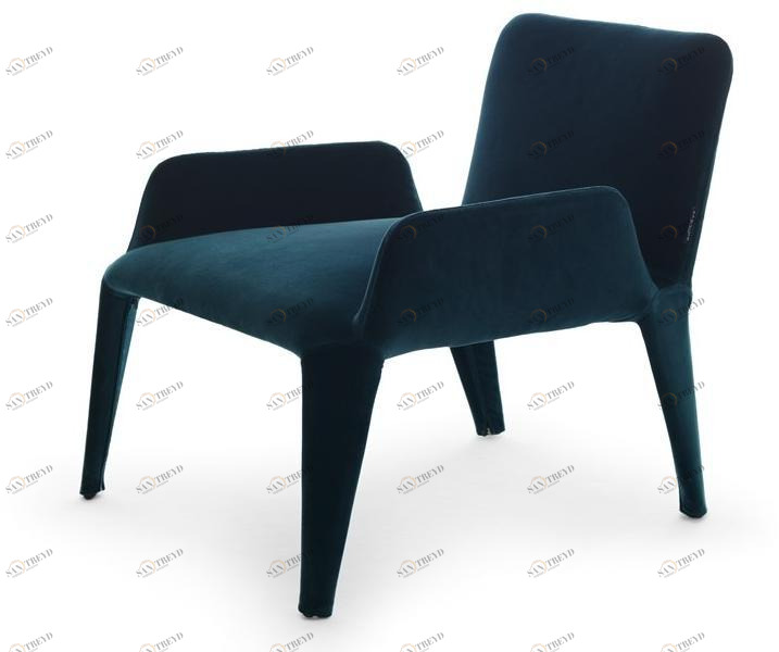 EPÒNIMO Бархатное кресло с подлокотниками Nova Nv004