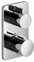 36426960-33 Термостат, для скрытого монтажа с двухсторонней регулировкой объема подачи воды - чёрный матовый Villeroy & Boch CULT