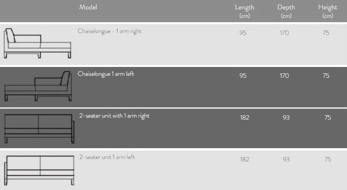 4-местный съемный бархатный диван с полуостровом Duvivier Canapés Centquatre ARCH-00030674 - Вид №2