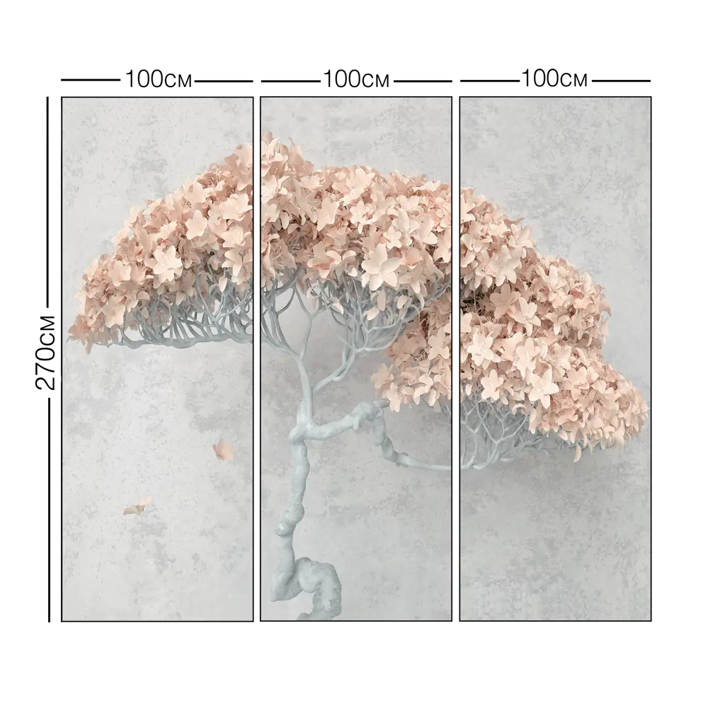 Фотообои Экзотическое дерево флизелиновые, 300x270 см, L13-260 FBRUSH 3D FLIZART STLM-2115459 - Вид №2