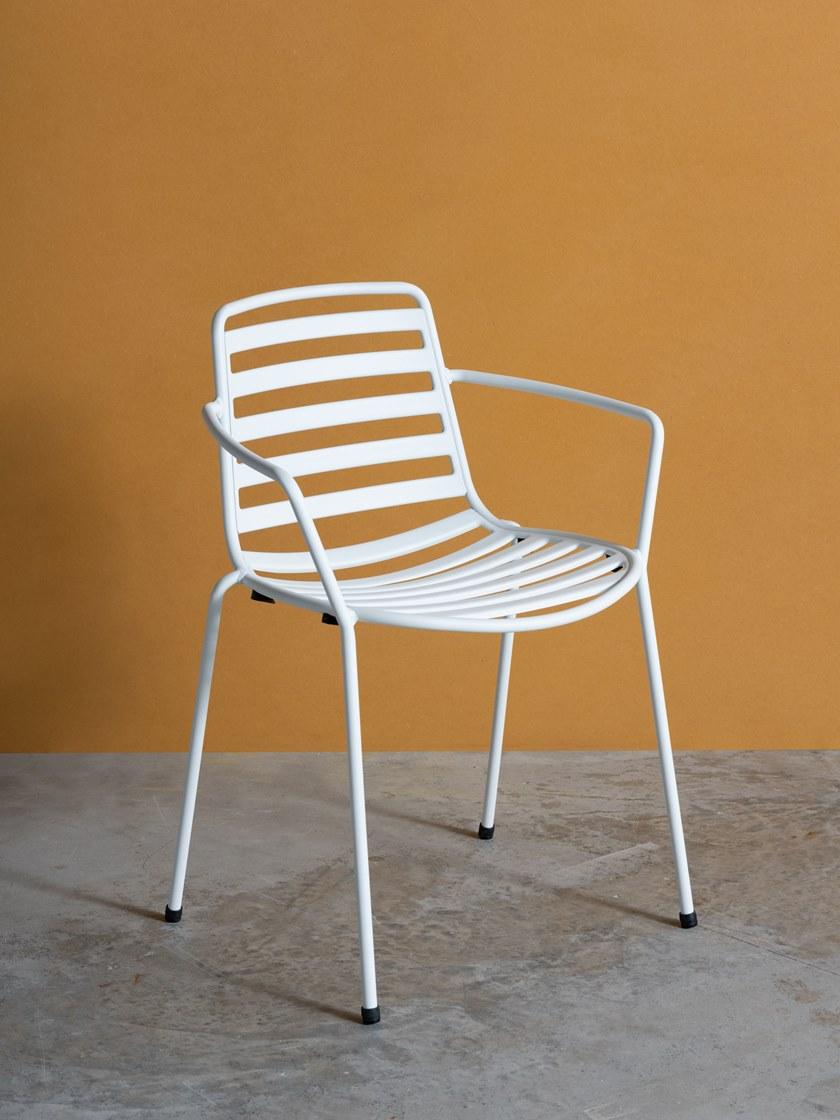 ENEA Садовый стул из стали с подлокотниками Street sun-id-1470759 - Вид №4