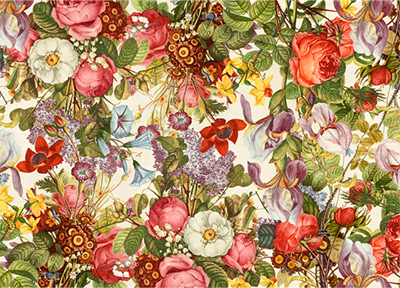 010887 Декупажная карта 30.8 x 44 см "Цветущее лето" Чип-Арт 