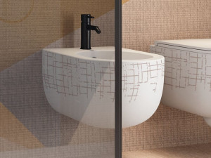 Керамическое подвесное биде