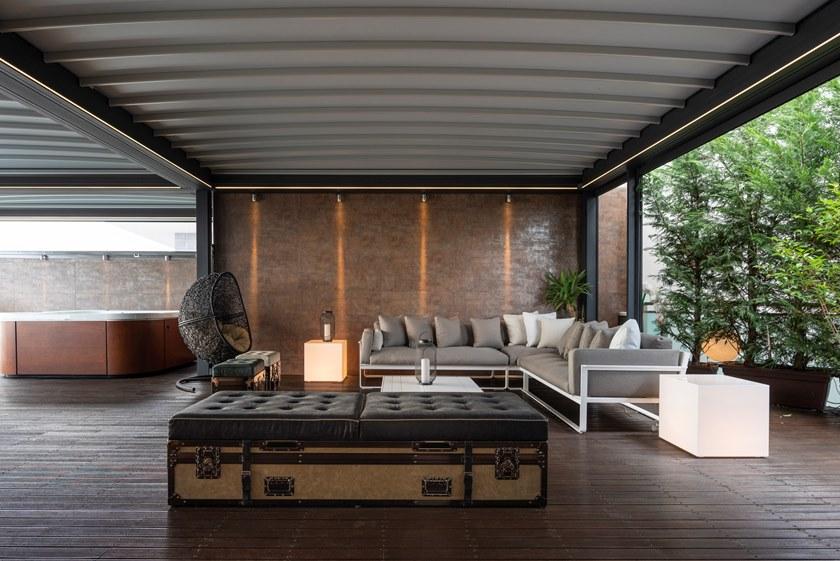 KE Outdoor Design Пристроенная пергола со сдвижной крышкой Gennius sun-id-1350331 - Вид №14