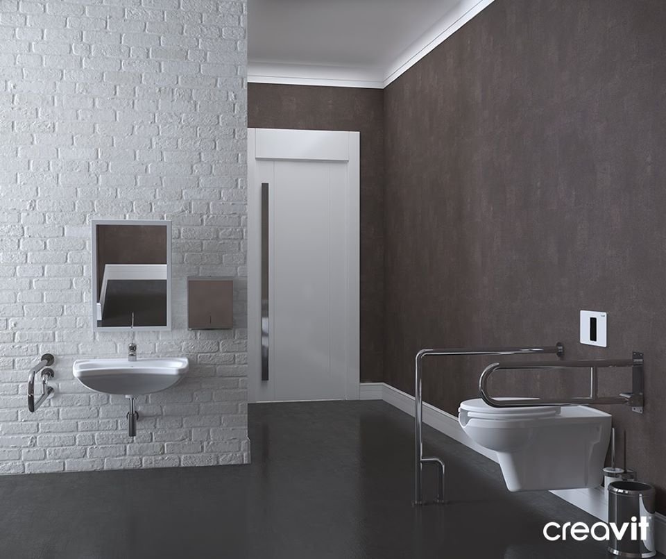 BD320-11CB00E-0000 Унитаз подвесной для инвалидов Creavit  - Вид №7