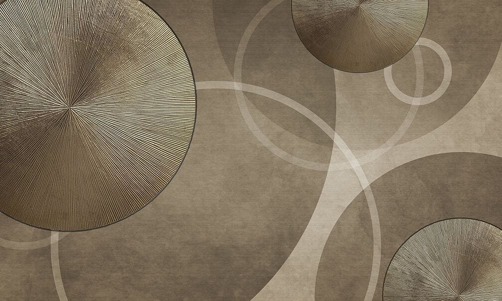 Обои с рисунком N.O.W. Edizioni CONCRETE / SILENZIO DORATO ARCH-00047796 - Вид №1