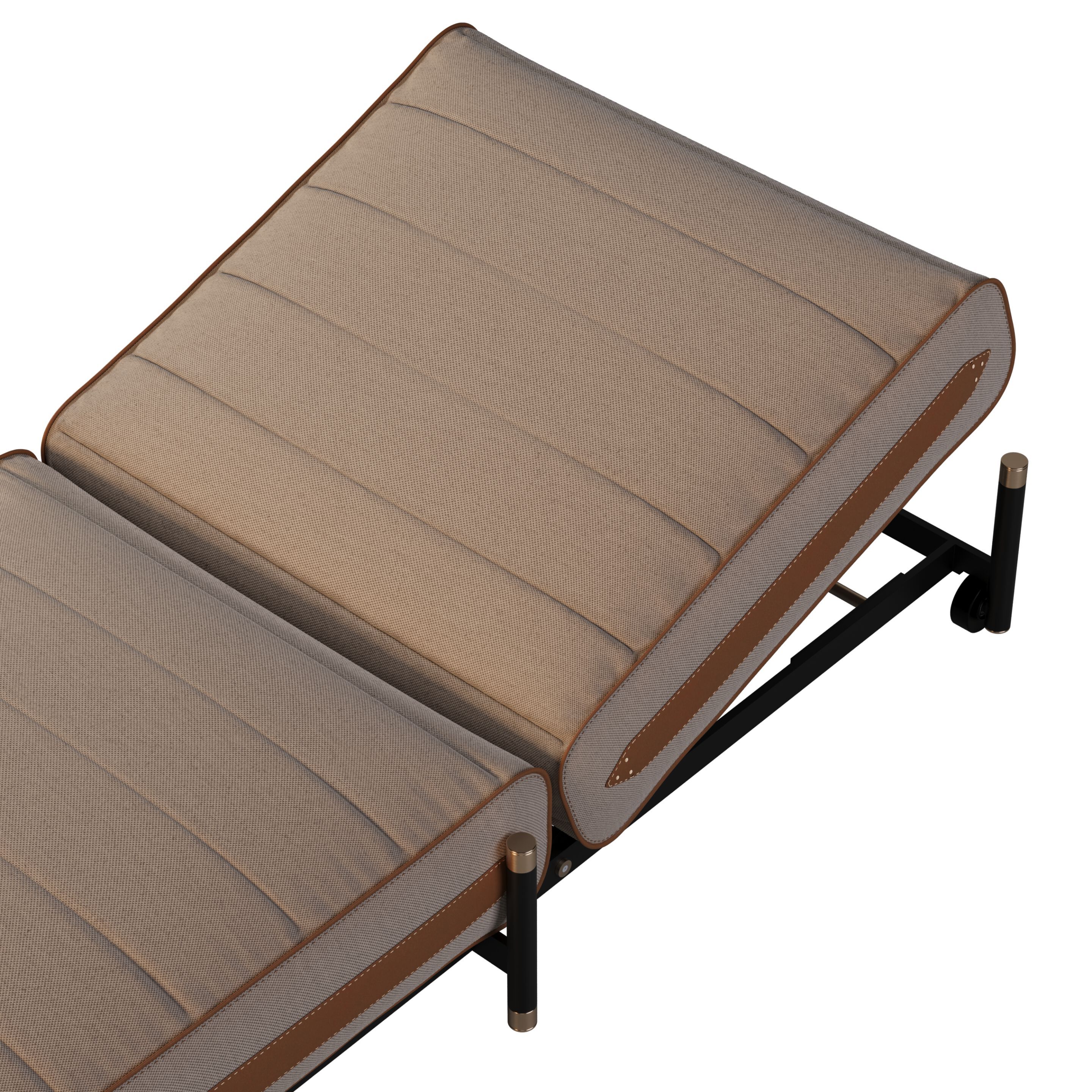 Садовая кровать с откидной спинкой из ткани Myface Vogue ARCH-00074101 - Вид №3