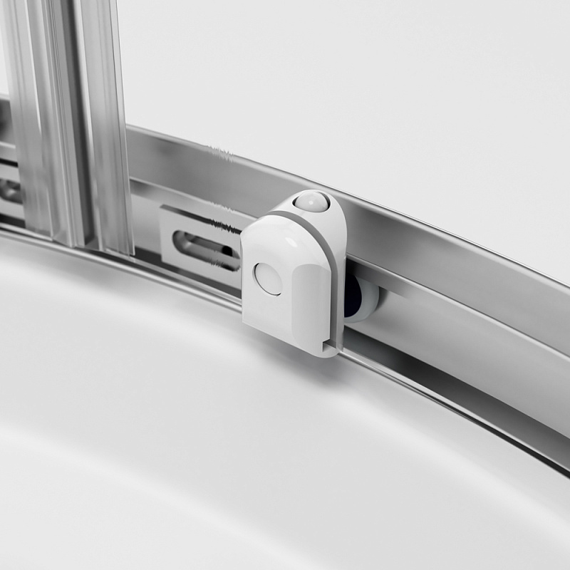 W88E-205-090MT Twin Slide Душевое ограждение c поддоном 90x90 AM.PM X-Joy  - Вид №3