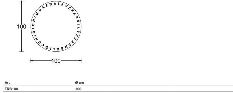 ARTELINEA Круглое зеркало со встроенной подсветкой для ванной  Trb / trd  - Вид №3