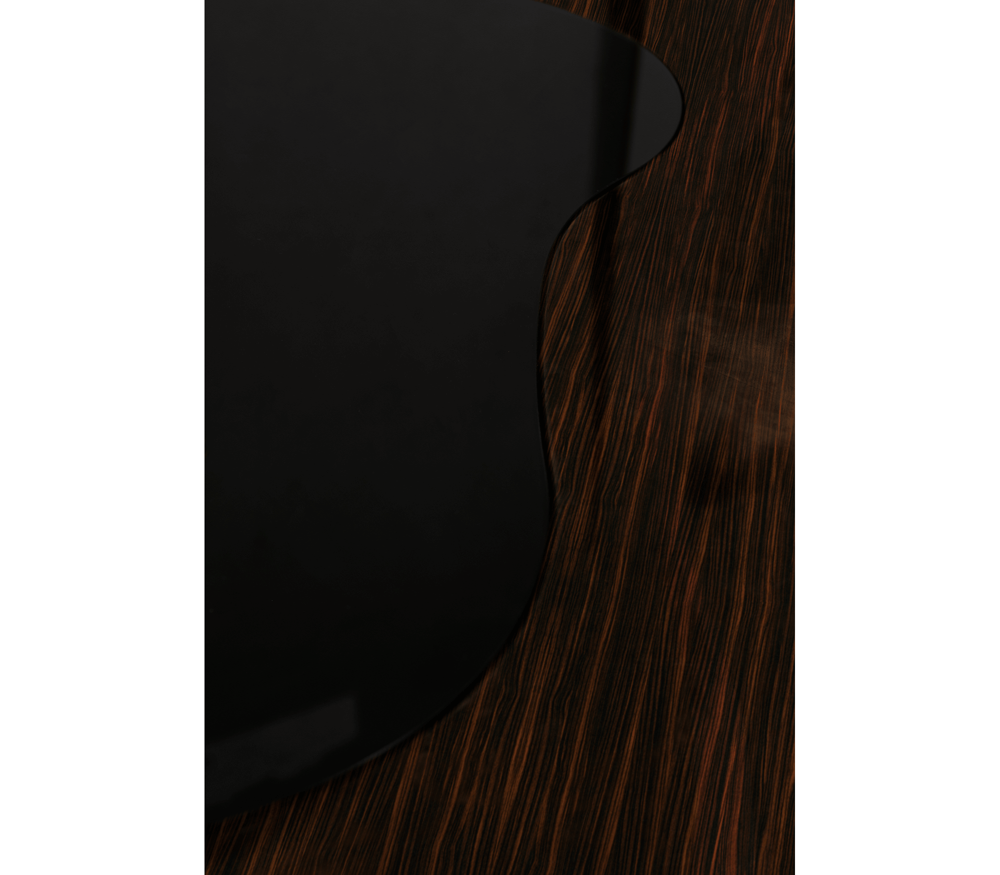 0-055 Центральный стол Wave из черного дерева Boca Do Lobo  - Вид №2