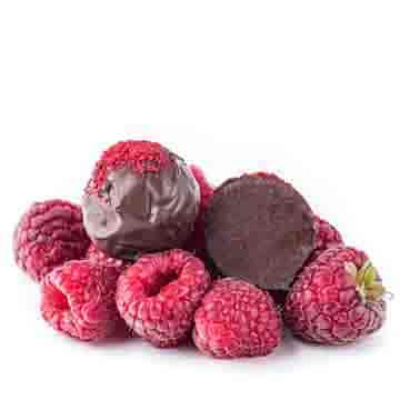 Конфеты Трюфель с малиной CACAOJET Santreyd 34451 - Вид №1