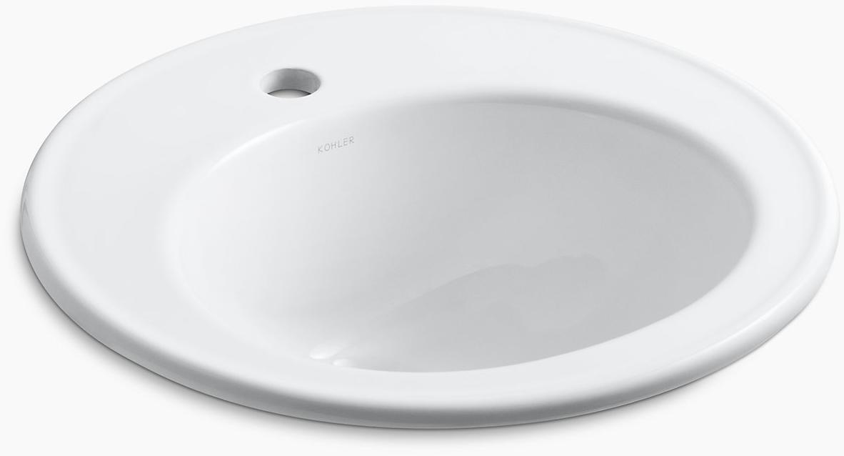K-2202-1-7 Накладная раковина под столешницу  прямоугольная Kohler  - Вид №1