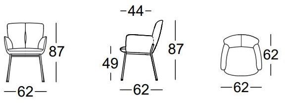 Rolf Benz Мягкое кожаное кресло с подлокотниками sun-id-1469945 - Вид №2