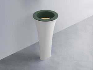 AMLA45-MU+AMPILT-CN+AMCOLT-BL Раковина Amedeo Tondo отдельностоящая cielo Enjoy + Amedeo