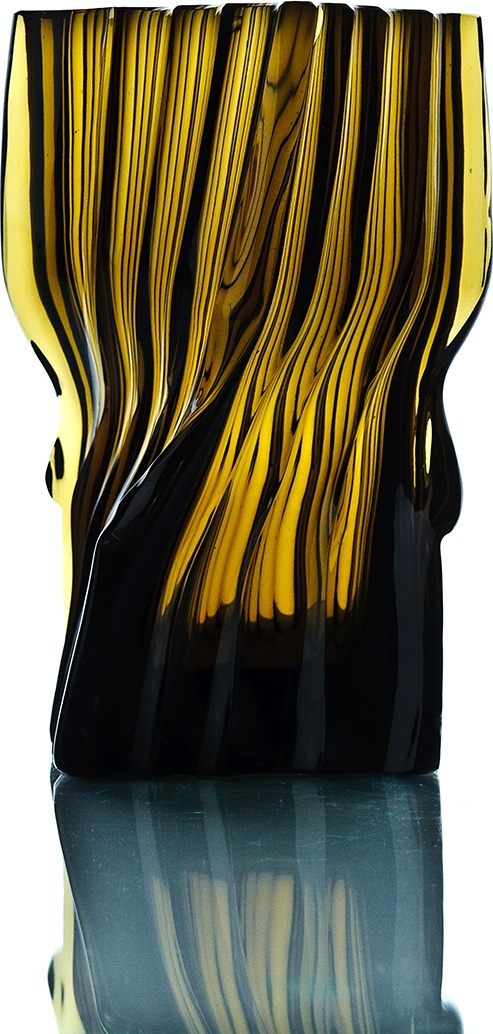 10633412 Гусевской Хрустальный Завод им. Мальцова Ваза декоративная "Архитектон" Хрусталь 