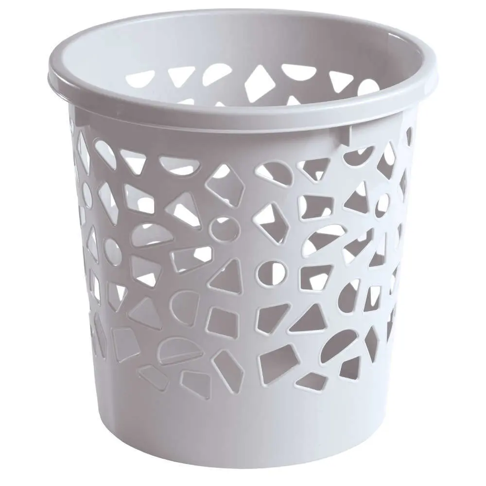 БЫТПЛАСТ Серая корзина для мусора 9.6 л — стильный аксессуар для дома 18684164 STLM-0012020