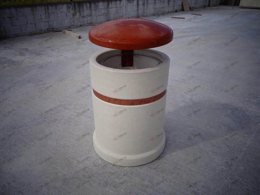 Manufatti Viscio Реконструированная урна для мусора с крышкой sun-id-1366428