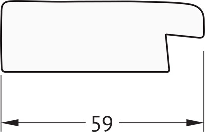 BY 0718 Зеркало в багетной раме - травленое серебро 59 mm EVOFORM Definite - Вид №3