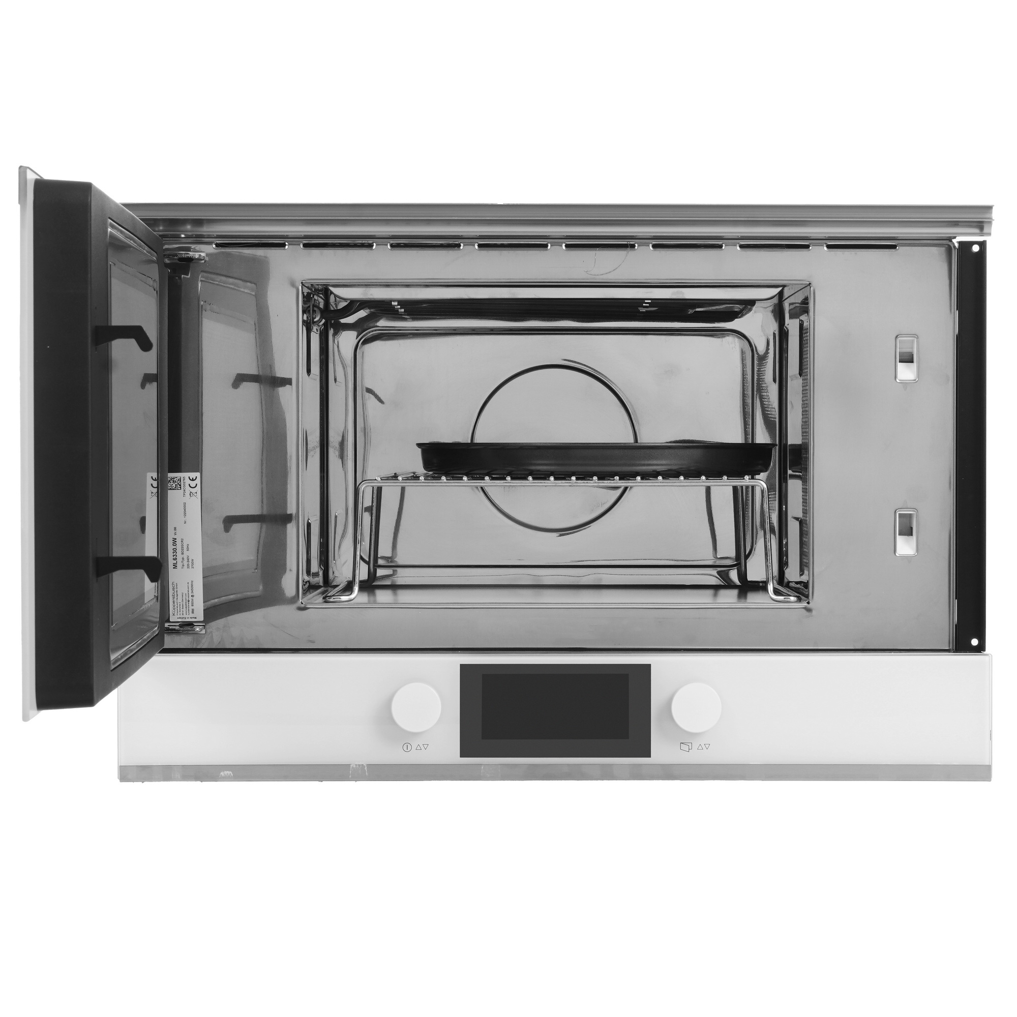 9256103 Встраиваемая микроволновая печь Kuppersbusch ML 6330.0 W1 Stainless steel белый STDN-0026641 - Вид №5