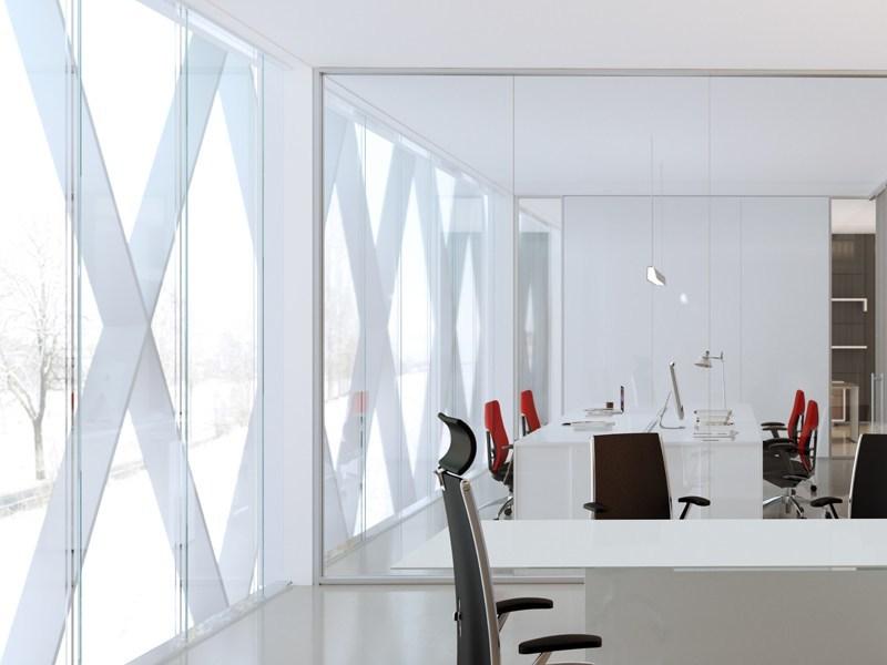 MASCAGNI Мобильная стена из алюминия и стекла для офиса Allinone sun-id-1370513 - Вид №16