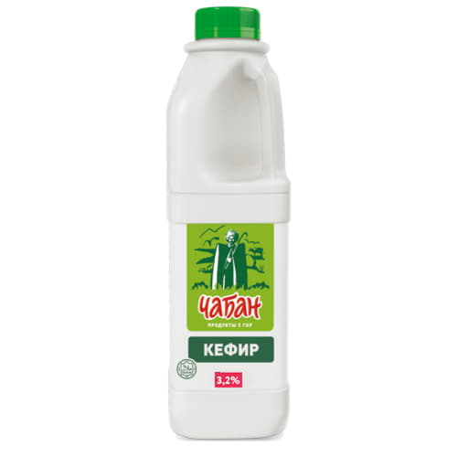 Кефир 3,2% Чабан 930 г БЗМЖ Santreyd 20751 - Вид №1