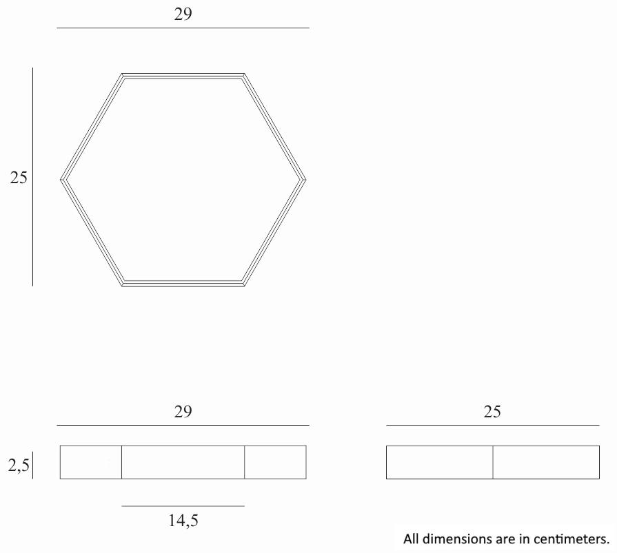 Ethnicraft Стеклянный поднос с ручной росписью Organics 20540 - Вид №3