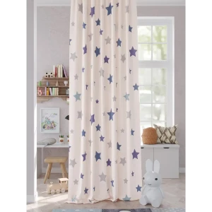 91711083 Штора на шторной ленте Comfy Way Шарифас 150x260 см цвет бежевый STLM-1039898