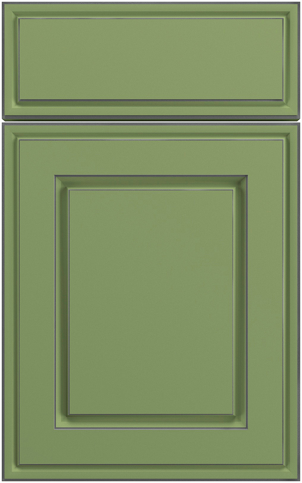 Фасады для кухни Патина Фрезеровка «Бостон» 802 Зеленый SIST2842-6105 SIDAK