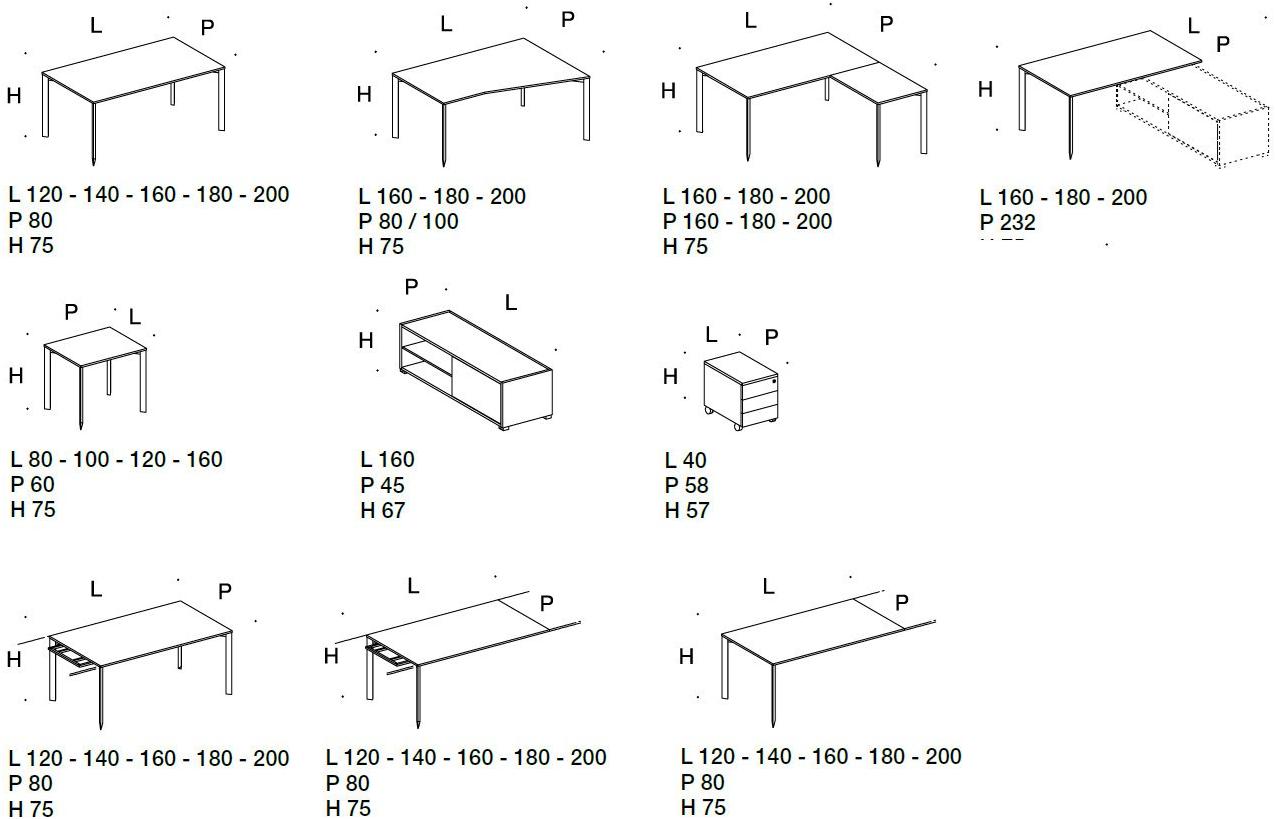 Citterio Несколько рабочих станций с разделительными панелями Shard sun-id-1345814 - Вид №5