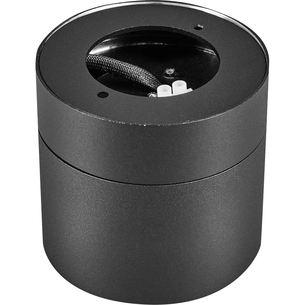 Спот поворотный встраиваемый/накладной S615 3 м² IP20 GX53 цвет черный Fametto STLM-2130974 - Вид №5