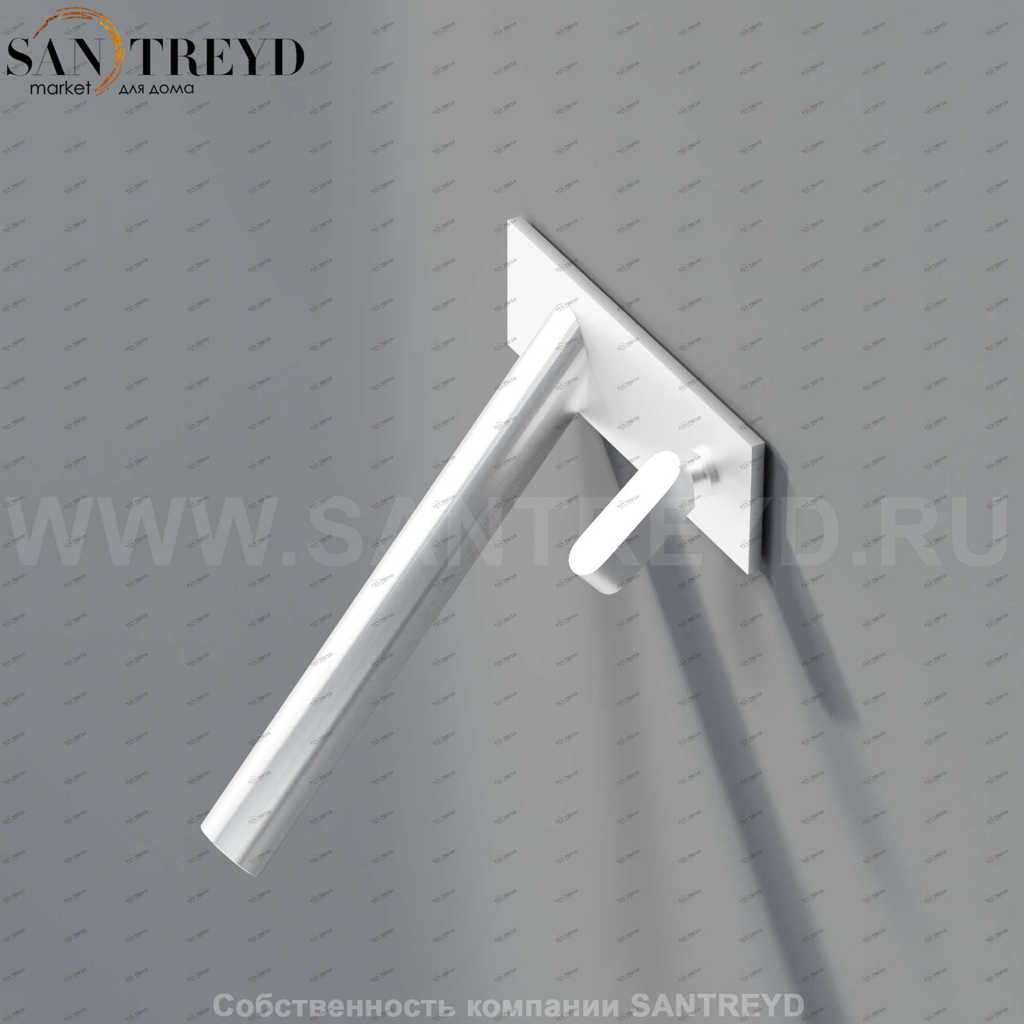 Встроенный смеситель ARUB1009DSP SQUARE для раковины хромированный матовый Agape