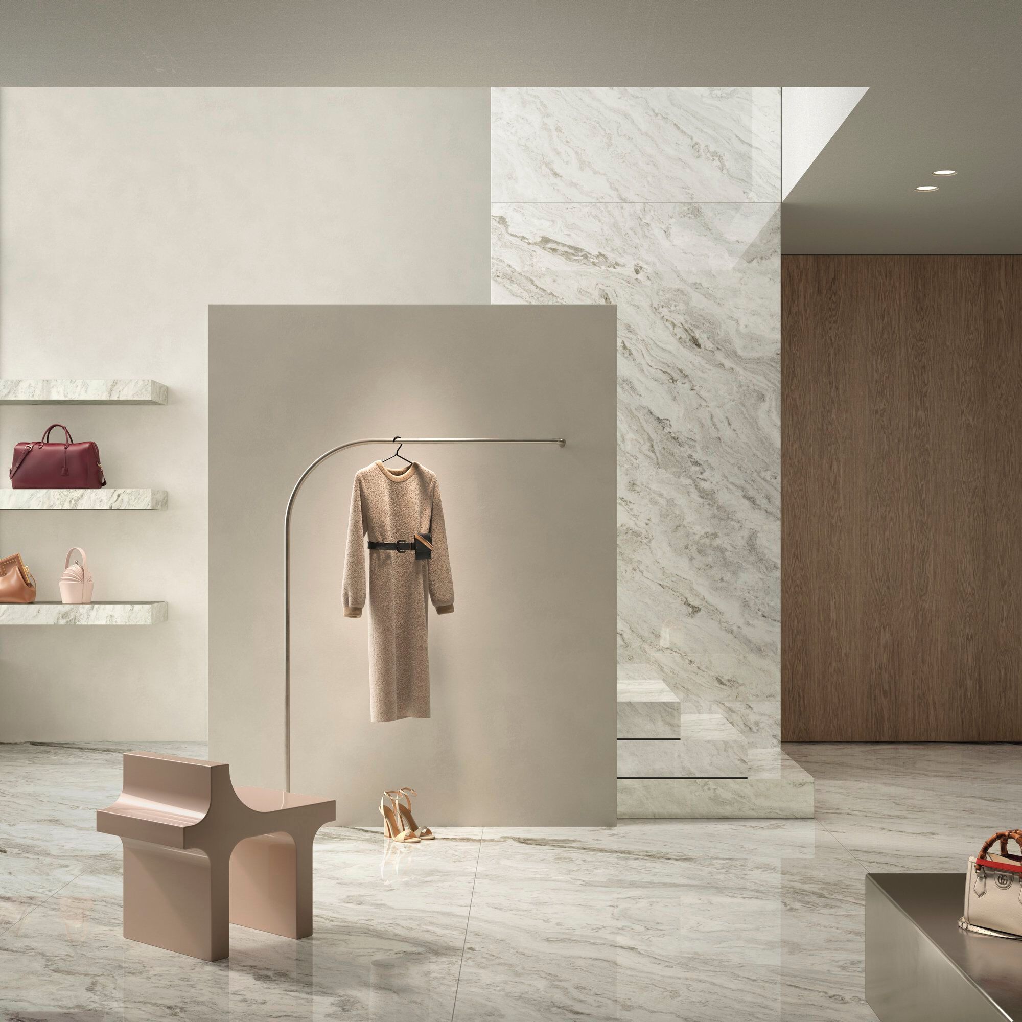 Пол / керамогранит с мраморным эффектом FMG Maxfine Marmi ARCH-00093052 - Вид №9