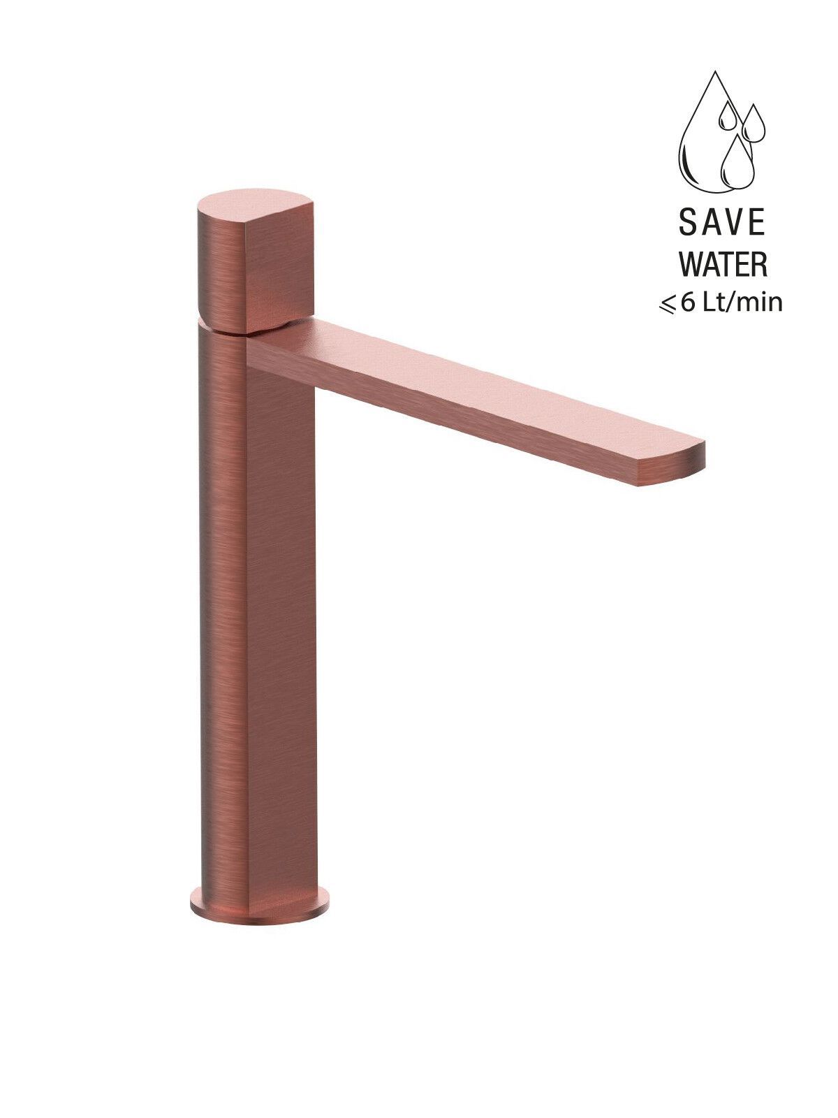 Однорычажный смеситель для раковины из нержавеющей стали Rubinetterie Frattini Borgia ARCH-00142244 - Вид №2