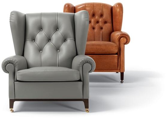 Poltrona Frau Стеганое кожаное кресло с подлокотниками La collezione - divani e poltrone sun-id-1475501 - Вид №7