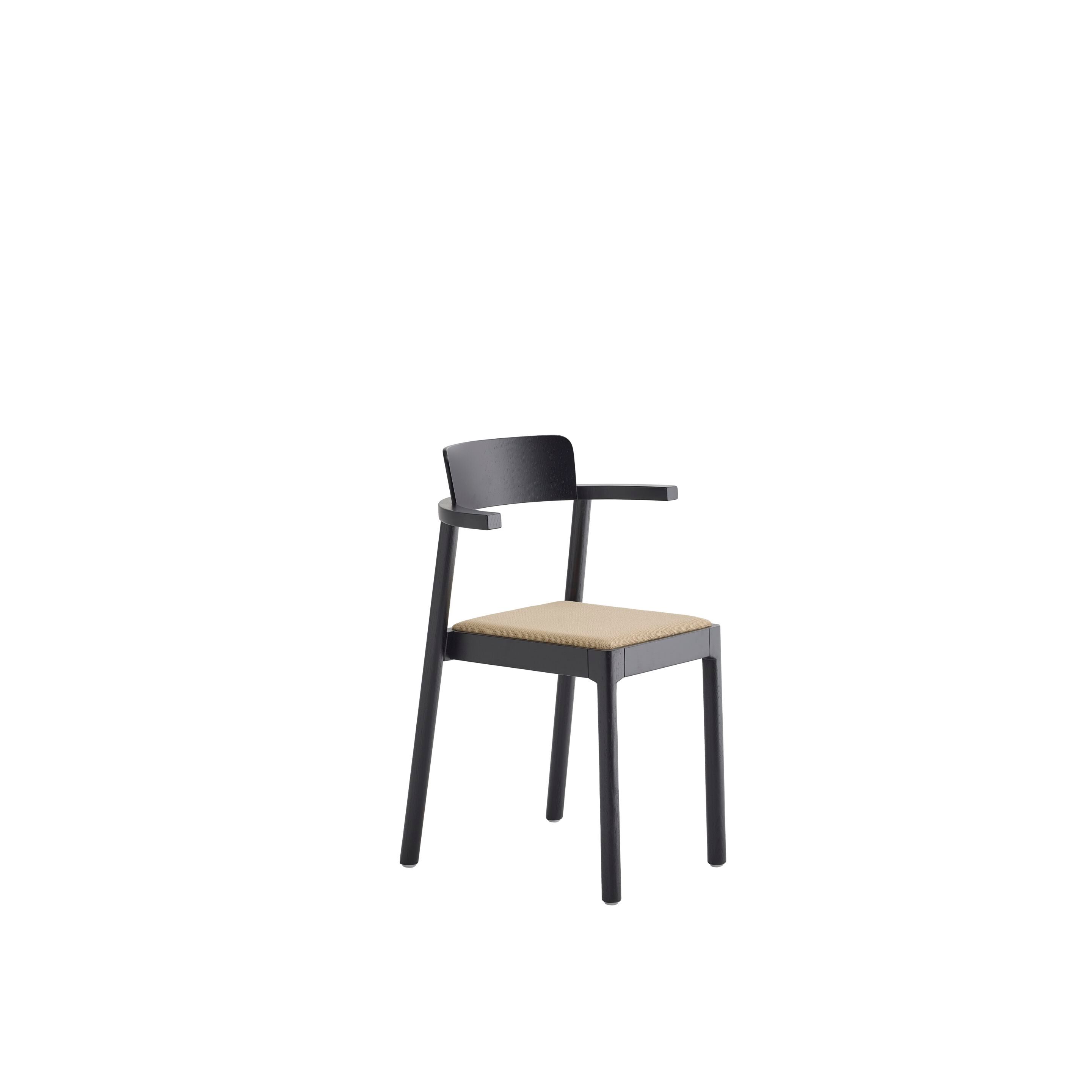 Мягкий стул из ясеня с подлокотниками Zilio A&C аромат ARCH-00101836 - Вид №12