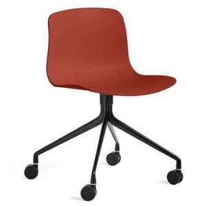 Стул AAC14, красный с черным основанием